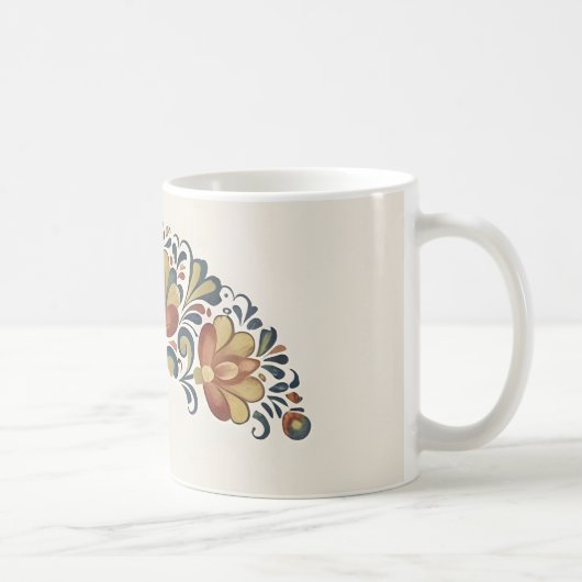 rosmaling mug kaffeetasse (Rechts)