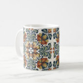 rosmaling_Tasse Kaffeetasse (Vorderseite Links)
