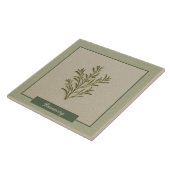 Rosmarin-Kräuter-Küchendekor Faux-Relief Fliese (Seite)