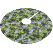 Rosmarin Polyester Weihnachtsbaumdecke (Schrägansicht)