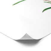 Rosmarin Wasserfarbe Poster (Ecke)