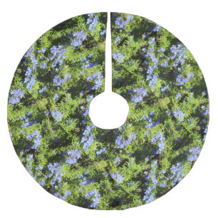 Rosmarinbusch Polyester Weihnachtsbaumdecke