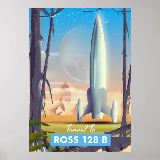 Ross 128 B Science Fiction Poster (Vorne)
