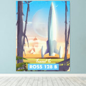 Ross 128 B Science Fiction Poster Leinwanddruck (Insitu (Holzboden))