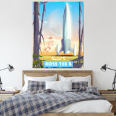 Ross 128 B Science Fiction Poster Leinwanddruck (Insitu (Schlafzimmer))