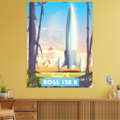 Ross 128 B Science Fiction Poster Leinwanddruck (Insitu (Wohnzimmer))