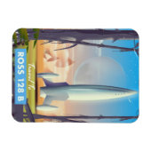 Ross 128 B Science Fiction Poster Magnet (Horizontal)