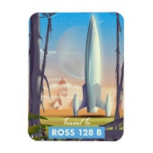 Ross 128 B Science Fiction Poster Magnet (Vertikal)