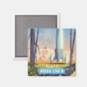 Ross 128 B Science Fiction Poster Magnet (Vorderseite/Rückseite)