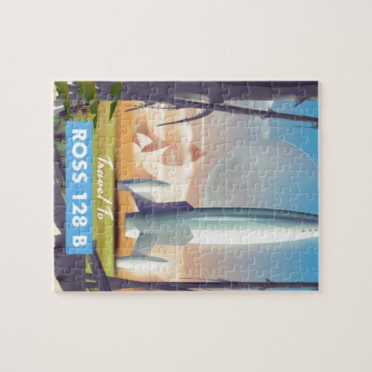 Ross 128 B Science Fiction Poster Puzzle (Horizontal)