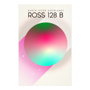 Ross 128B Science-Fiction-Plakat Fotodruck