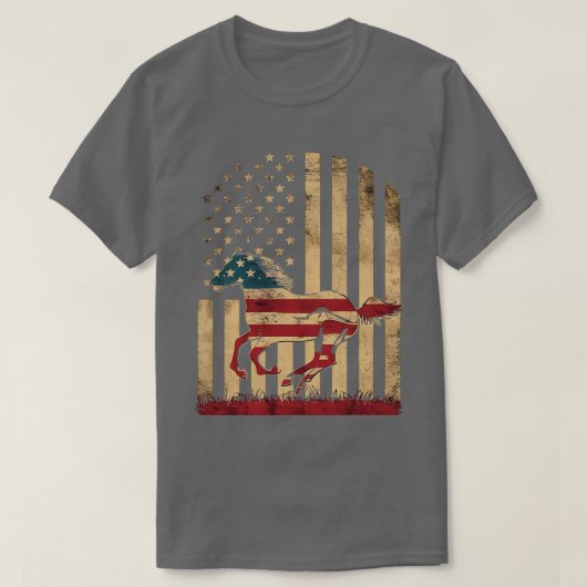 Ross American Flag USA 4th July Men Women Boy T-Shirt (Design vorne)