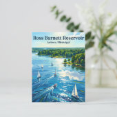 Ross-Barnett-Stausee Mississippi Postkarte (Stehend Vorderseite)