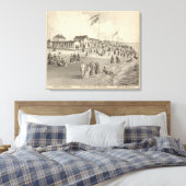 Ross Bathing Houses, Ocean Grove, NJ Leinwanddruck (Insitu (Schlafzimmer))