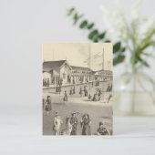 Ross Bathing Houses, Ocean Grove, NJ Postkarte (Stehend Vorderseite)