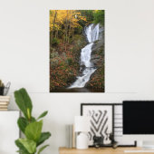Ross Brook Falls Herbst Berkshires Wasserfall Poster (Heimbüro)