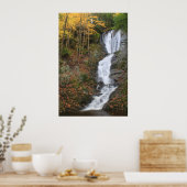 Ross Brook Falls Herbst Berkshires Wasserfall Poster (Küche)