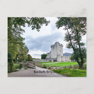 Ross Castle, Kerry, Irland, Postkarte