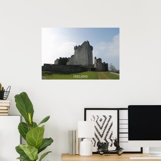 Ross Castle, Killarney, Irland Poster (Heimbüro)