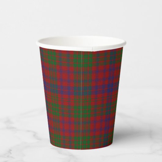 Ross Clan Tartan Kariert Paper Cups Pappbecher (Rechts)