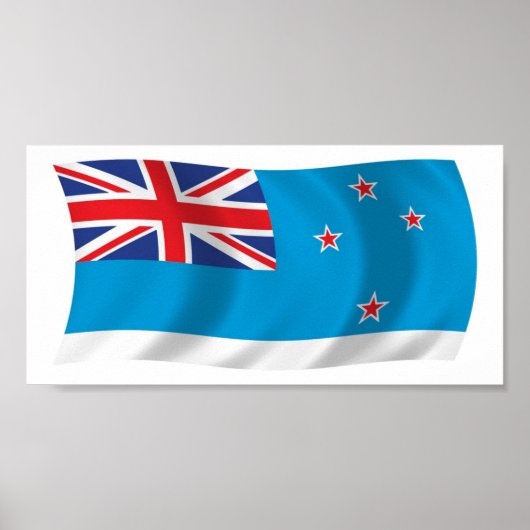 Ross Dependency Flag Poster Print (Vorne)