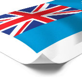 Ross Dependency Flag Poster Print (Ecke)