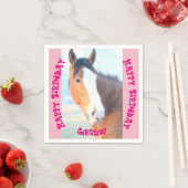 Ross Hallo Gorgeous Geburtstagskarten Serviette (Beispiel)