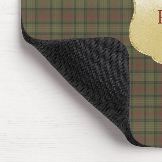 Ross Hunting gewittertes Original Scottish Tartan Mousepad (Ecke)