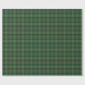 Ross Jagd Ancient Clan Tartan Wrapping Papier Geschenkpapier (Flach)