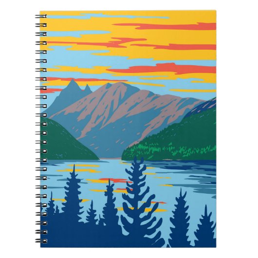 Ross Lake Washington Notizblock (Vorderseite)
