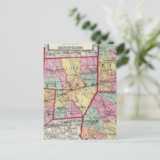 Ross Landkreises Postkarte (Stehend Vorderseite)