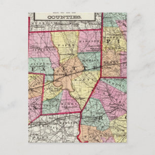 Ross Landkreises Postkarte