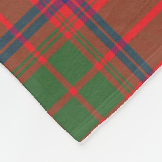 Ross Modern Kariert Fleecedecke (Ecke)