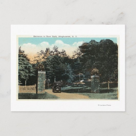 Ross Park Eintritt Aussicht Postkarte (Vorderseite)
