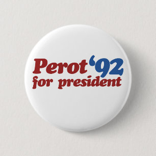 Ross Perot 1992 Button