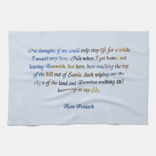 Ross Poldark Geschirrtuch (Horizontal)