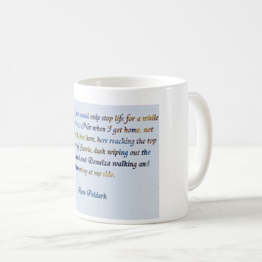 Ross Poldark Kaffeetasse (VorderseiteRechts)
