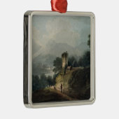 Ross-Schloss, Killarney, Landkreis Kerry Silbernes Ornament (Rechts)