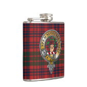 Ross Tartan & Abzeichen Flachmann (Rechts)