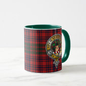 Ross Tartan & Abzeichen Tasse (VorderseiteRechts)