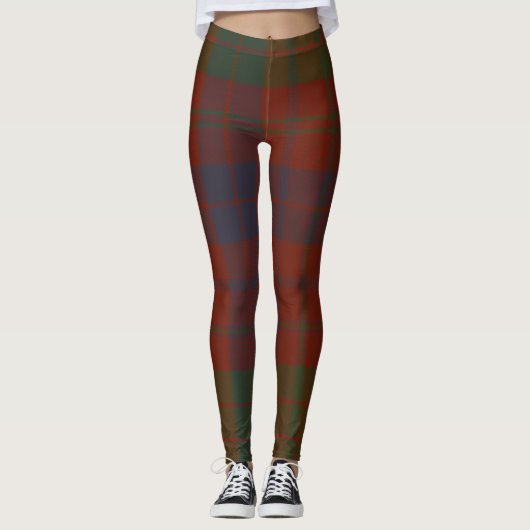 Ross Tartan Clan Kariert Leggings (Vorderseite)