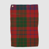 Ross Tartan (moderne Version) Golfhandtuch (Vorderseite)