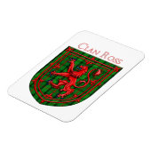 Ross Tartan Scottish Kariert Lion Rampant Magnet (Linke Seite)