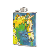 "Ross und Bridle Kontur Art" #ho Flachmann (Links)