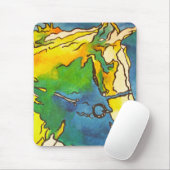 "Ross und Bridle Kontur Art" #ho Mousepad (Mit Mouse)