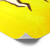 "Ross und Bridle Kontur Art" #ho Poster (Ecke)