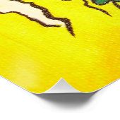 "Ross und Bridle Kontur Art" #ho Poster (Ecke)