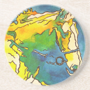 "Ross und Bridle Kontur Art" #ho Untersetzer