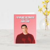 Ross - Vorderseite und Rückseite Karte (Gelbe Blume)