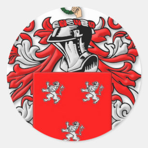 Ross-Wappen Runder Aufkleber